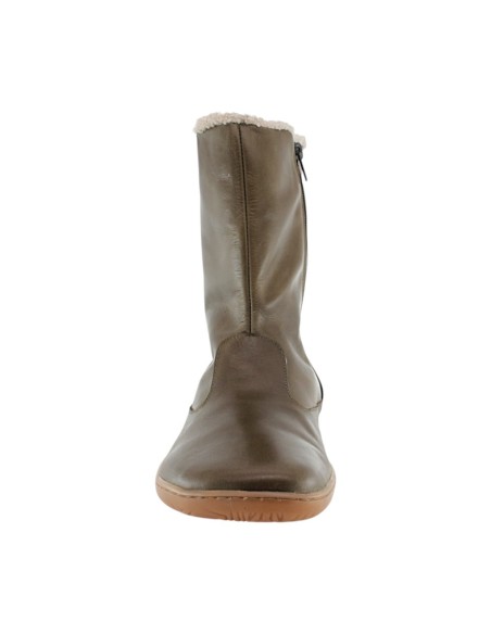 Botas barefoot Cooqueflex Sky Field Piso Adam verde borreguito