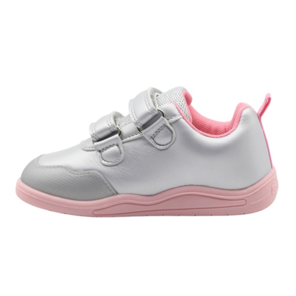 Zapatillas con luces barefoot Beppi 2223590 Plata-Rosa