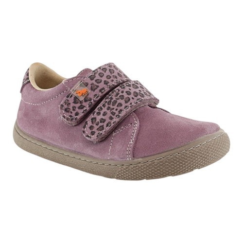 Zapatos barefoot Flexibles by Vulladi 6193 Malva-Leopardo