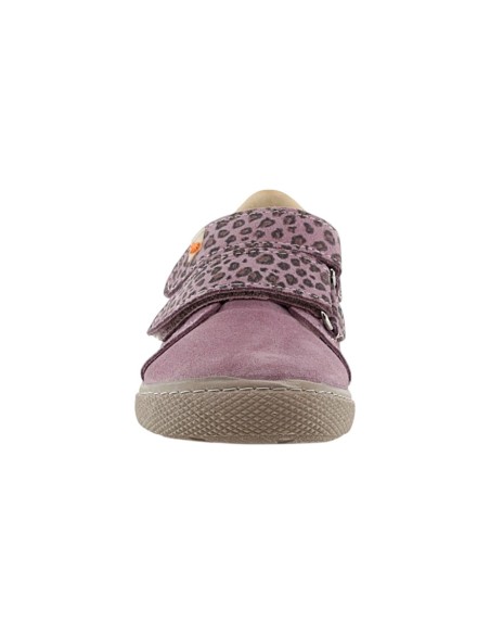 Zapatos barefoot Flexibles by Vulladi 6193 Malva-Leopardo
