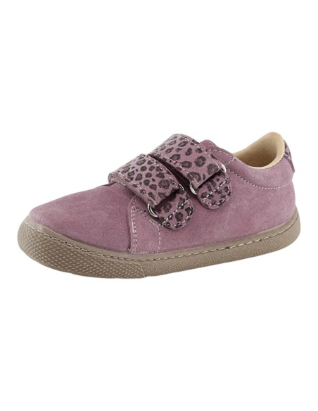 Zapatos barefoot Flexibles by Vulladi 6193 Malva-Leopardo