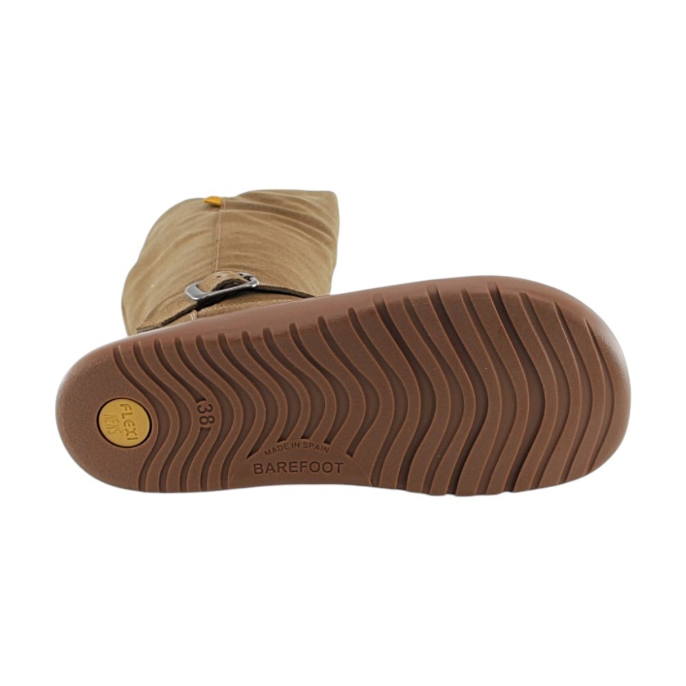 Botas de caña alta Barefoot Flexi Nens 9090-S Topo Suela Step