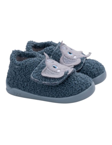 Zapatillas de casa barefoot Homie Elefante Azul