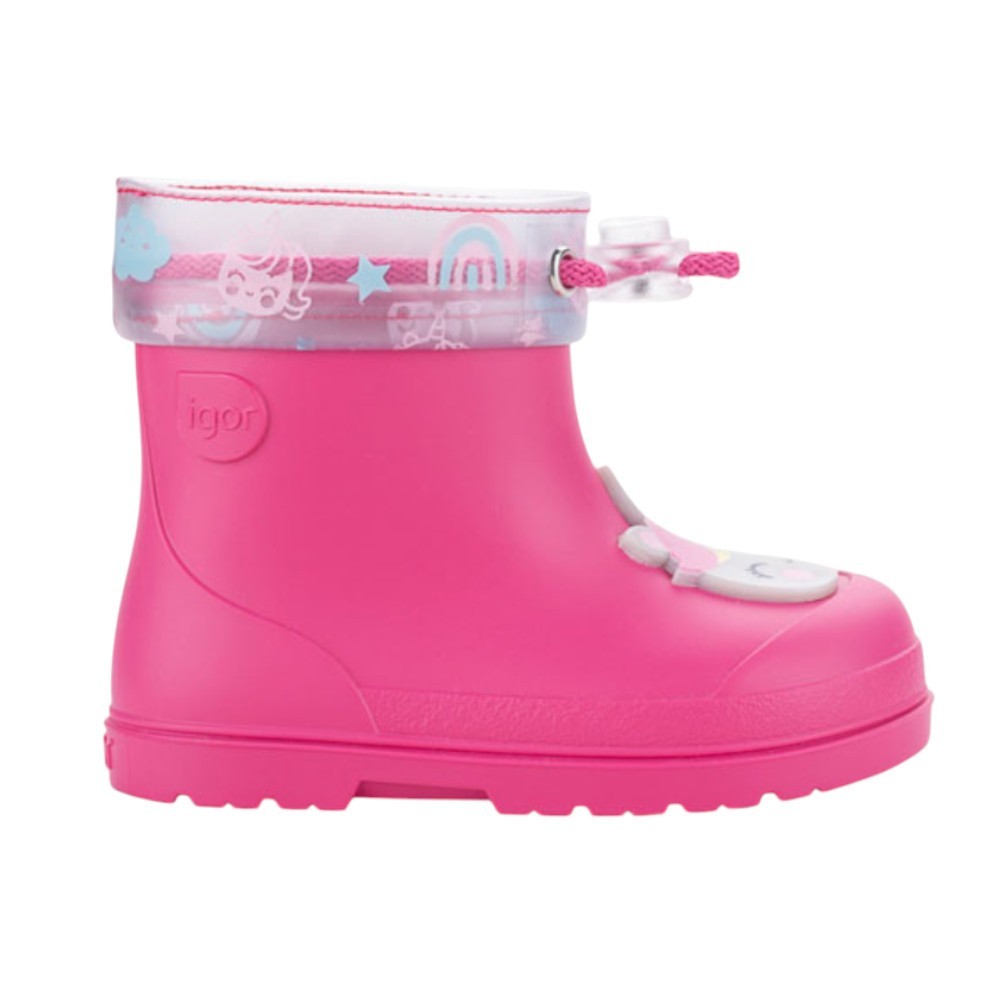 Botas de agua barefoot Mendi Unicornio Fucsia