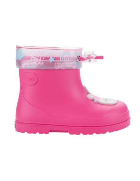 Botas de agua barefoot Mendi Unicornio Fucsia