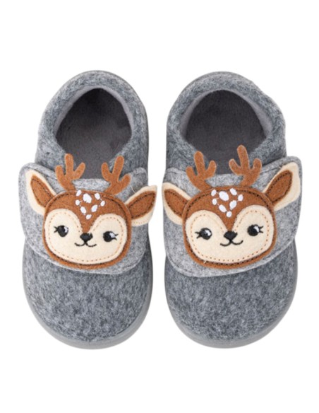 Zapatillas de casa barefoot Homie Reno Gris