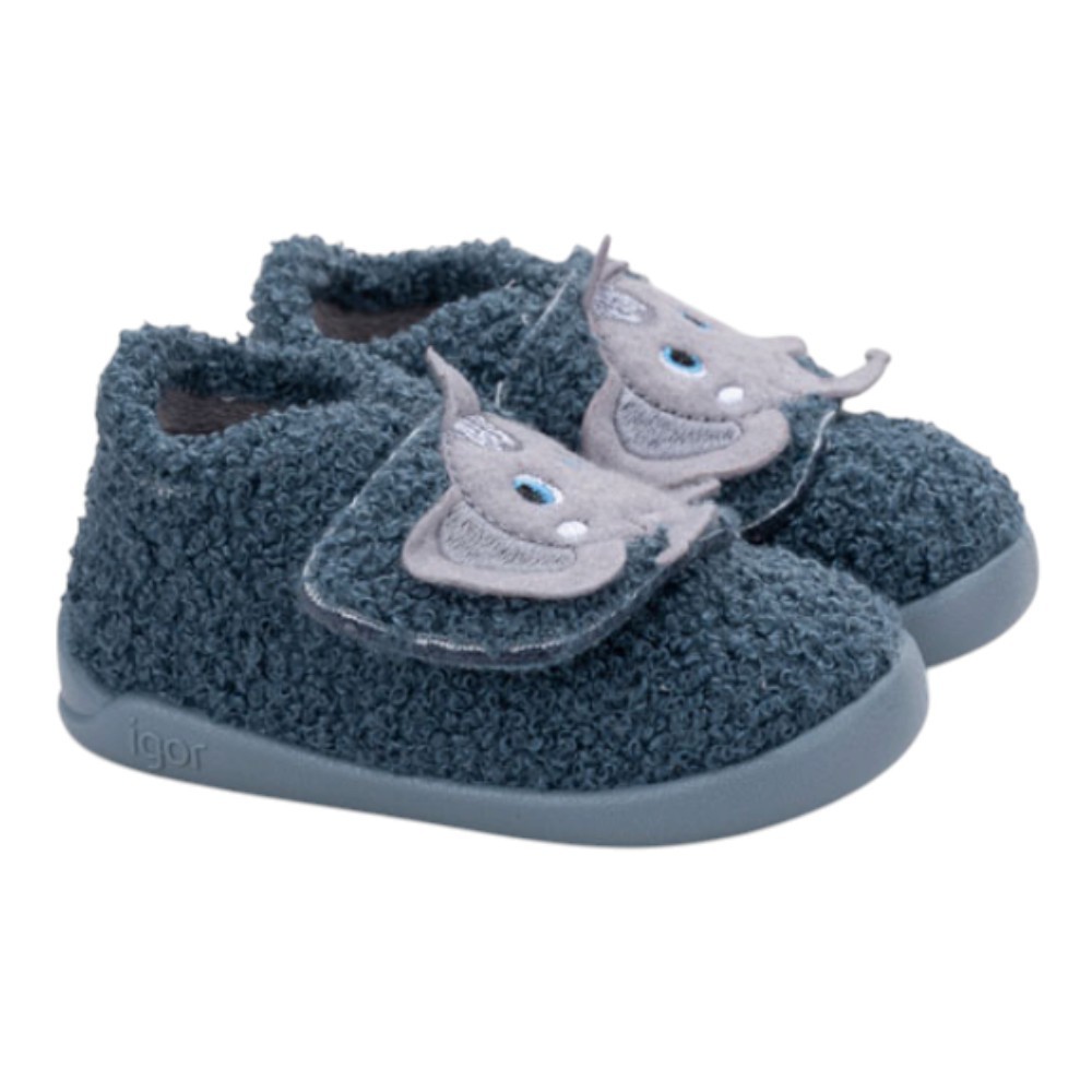 Zapatillas de casa barefoot Homie Elefante Azul