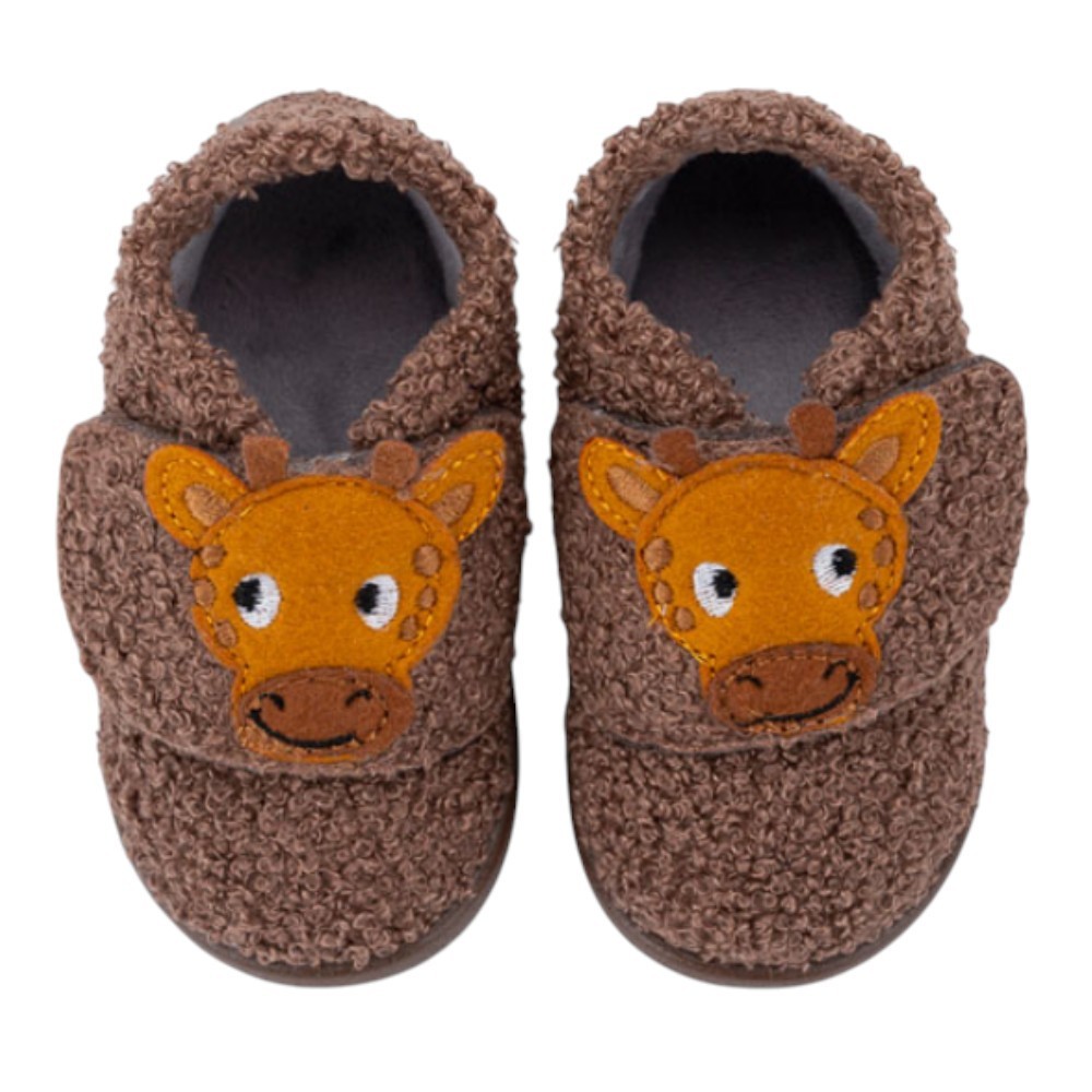 Zapatillas de casa barefoot Igor Homie Jirafa Marrón