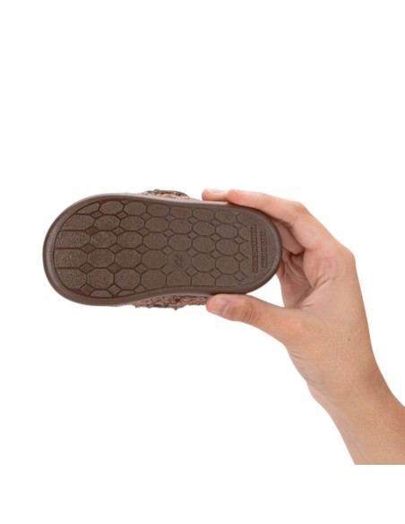 Zapatillas de casa barefoot Igor Homie Jirafa Marrón
