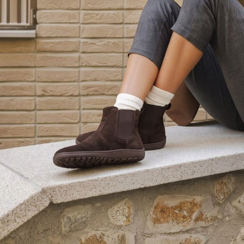 Botines hydrófugos barefoot Entice 3.0 Chocolate 2