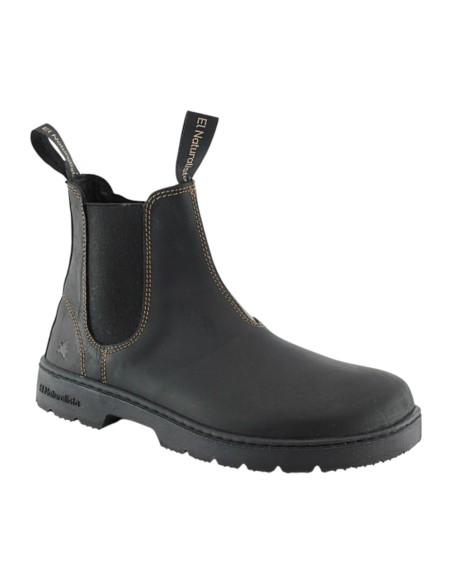 Botines barefoot El Naturalista Nomada cordones Black